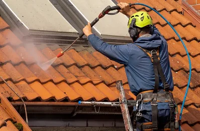 Démoussage et hydrofuge de toiture à Clessy